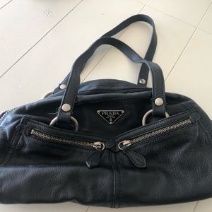 Prada Vintage black leather handbag
